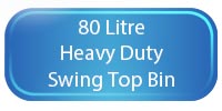 80 Litre Heavy Duty Swing Top Bin